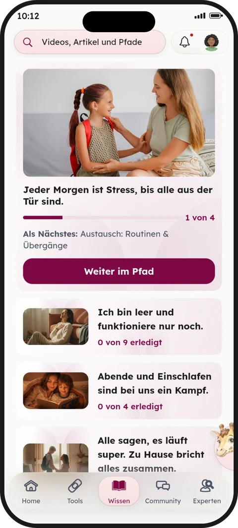 Ein Themen-Pfad in der App